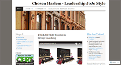 Desktop Screenshot of chosenharlem.wordpress.com