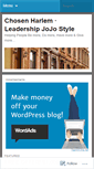 Mobile Screenshot of chosenharlem.wordpress.com
