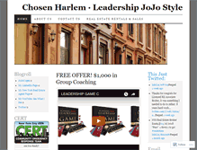 Tablet Screenshot of chosenharlem.wordpress.com