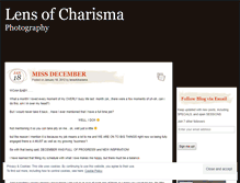 Tablet Screenshot of lensofcharisma.wordpress.com