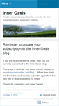 Mobile Screenshot of inneroasis.wordpress.com