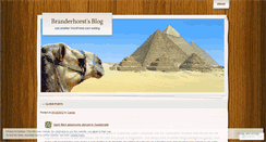 Desktop Screenshot of branderhorst.wordpress.com