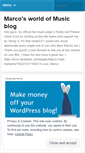 Mobile Screenshot of marcomarcus.wordpress.com