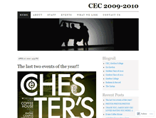 Tablet Screenshot of cec09gordon.wordpress.com