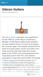 Mobile Screenshot of gibson0guitars.wordpress.com