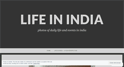 Desktop Screenshot of lifeinindia.wordpress.com