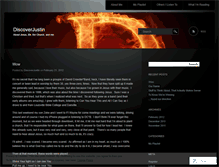Tablet Screenshot of discoverjustin.wordpress.com