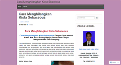 Desktop Screenshot of caramenghilangkankistasbaceous.wordpress.com