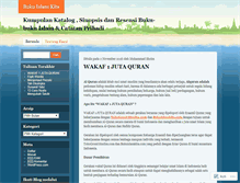 Tablet Screenshot of bukuislamkita.wordpress.com