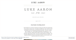 Desktop Screenshot of lukeaaronboston.wordpress.com