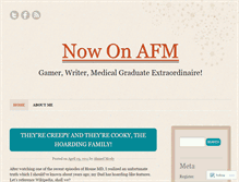 Tablet Screenshot of afmsb.wordpress.com