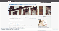 Desktop Screenshot of ilhasbruma.wordpress.com