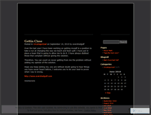 Tablet Screenshot of evershedgolf.wordpress.com
