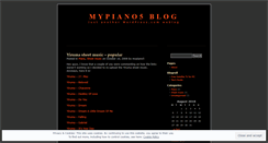 Desktop Screenshot of mypiano5.wordpress.com