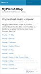 Mobile Screenshot of mypiano5.wordpress.com