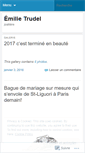 Mobile Screenshot of emilietrudel.wordpress.com
