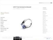 Tablet Screenshot of emilietrudel.wordpress.com