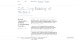 Desktop Screenshot of jungiansocietyofvictoria.wordpress.com