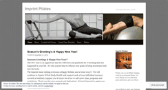 Desktop Screenshot of imprintpilates.wordpress.com