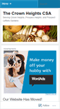 Mobile Screenshot of crownheightscsa.wordpress.com