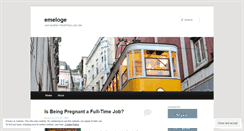 Desktop Screenshot of emeloge.wordpress.com