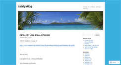 Desktop Screenshot of catalystlog.wordpress.com