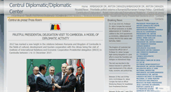 Desktop Screenshot of centruldiplomatic.wordpress.com