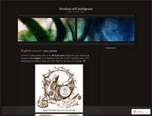 Tablet Screenshot of frivolousselfindulgence.wordpress.com