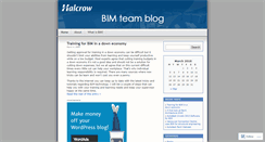 Desktop Screenshot of bimhalcrow.wordpress.com