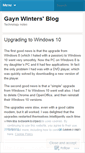Mobile Screenshot of gaynwinters.wordpress.com
