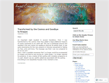 Tablet Screenshot of angelcommunication.wordpress.com