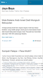 Mobile Screenshot of jayabaya.wordpress.com