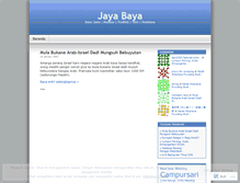 Tablet Screenshot of jayabaya.wordpress.com