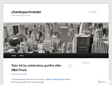 Tablet Screenshot of charlespschneider.wordpress.com