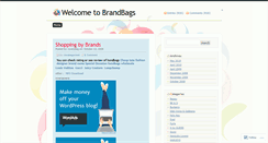 Desktop Screenshot of brandbags.wordpress.com