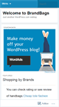 Mobile Screenshot of brandbags.wordpress.com