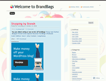Tablet Screenshot of brandbags.wordpress.com