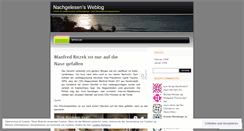 Desktop Screenshot of nachgelesen.wordpress.com