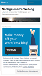 Mobile Screenshot of nachgelesen.wordpress.com