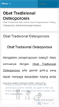 Mobile Screenshot of obattradisionalosteoporosis.wordpress.com