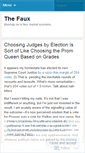 Mobile Screenshot of fauxmarket.wordpress.com