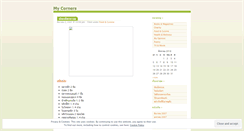 Desktop Screenshot of mycorners.wordpress.com
