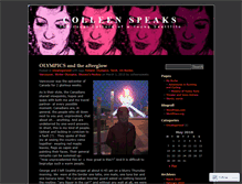 Tablet Screenshot of colleenspeaks.wordpress.com