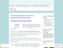 Tablet Screenshot of charlestonmodels.wordpress.com