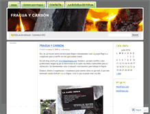 Tablet Screenshot of fraguaycarbon.wordpress.com