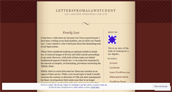 Desktop Screenshot of lettersfromalawstudent.wordpress.com