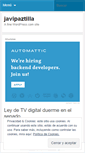 Mobile Screenshot of javipaztilla.wordpress.com