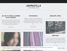 Tablet Screenshot of javipaztilla.wordpress.com