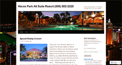 Desktop Screenshot of alexispark.wordpress.com