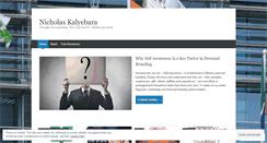 Desktop Screenshot of nkalyebara.wordpress.com